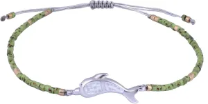 CQUAN CHI Women Dolphin Charm Bracelets Handmade Friendship Bracelets Colorful Miyuki Beads Adjustable Bracelets