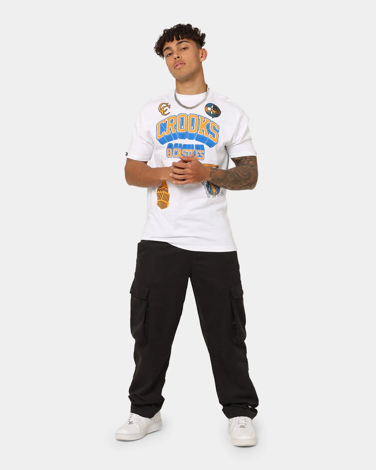 Crooks & Castles New York T-Shirt White