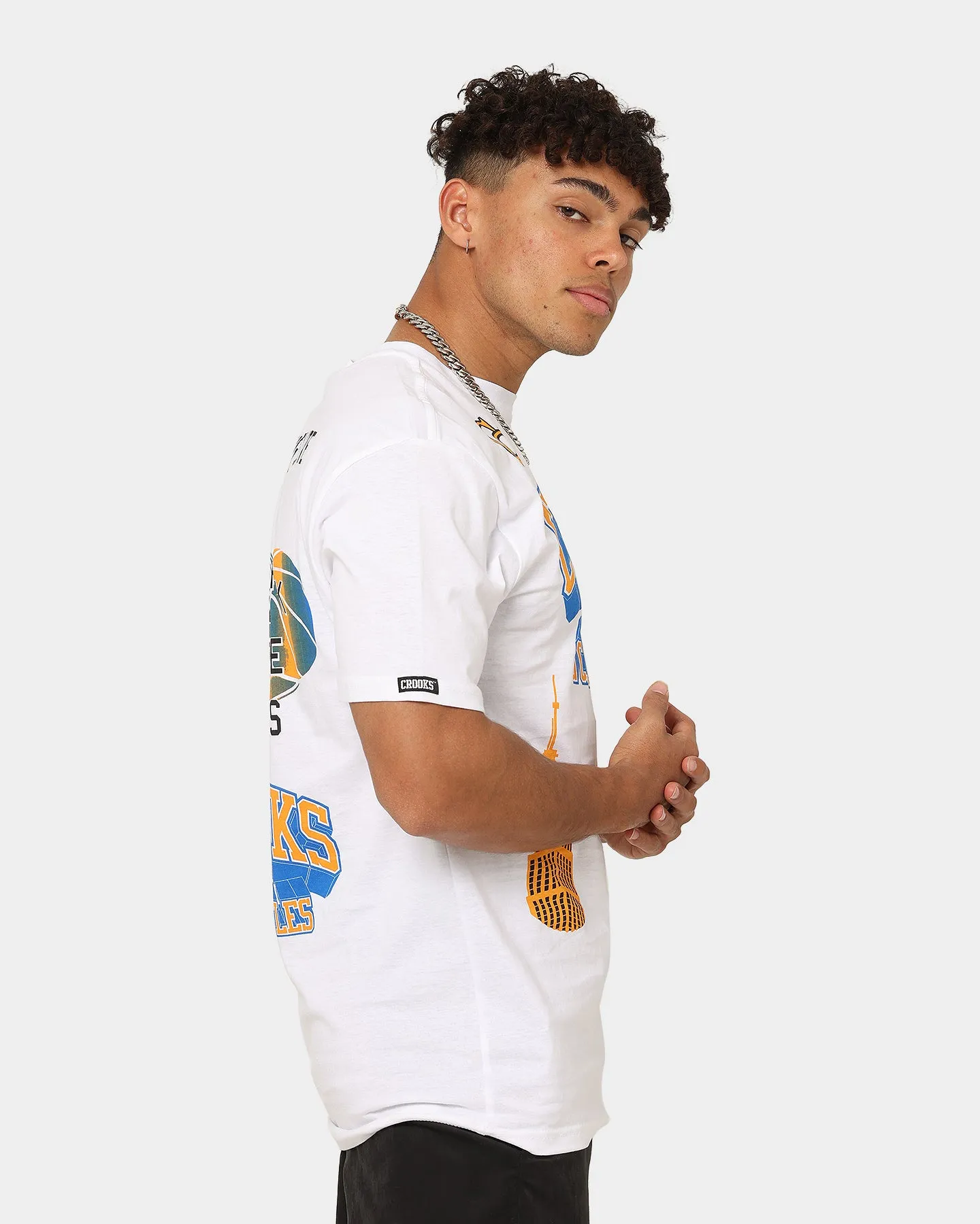Crooks & Castles New York T-Shirt White