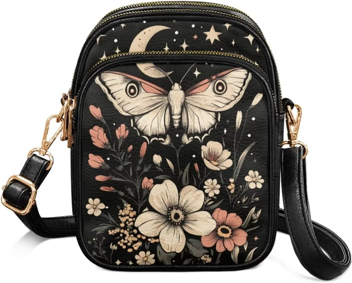 Crossbody Bags for Women Small Size Travel Leather Shoulder Purses Mini Satchel Bag