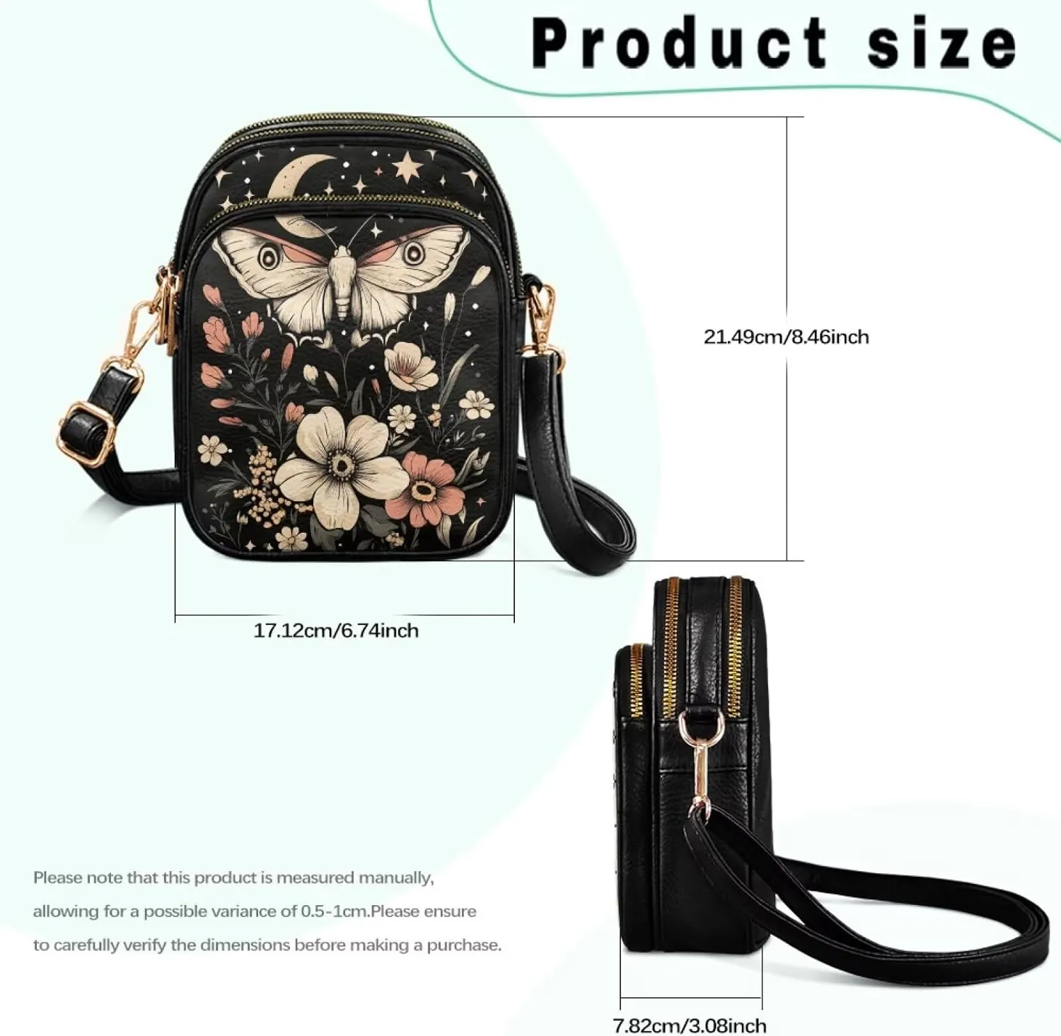 Crossbody Bags for Women Small Size Travel Leather Shoulder Purses Mini Satchel Bag