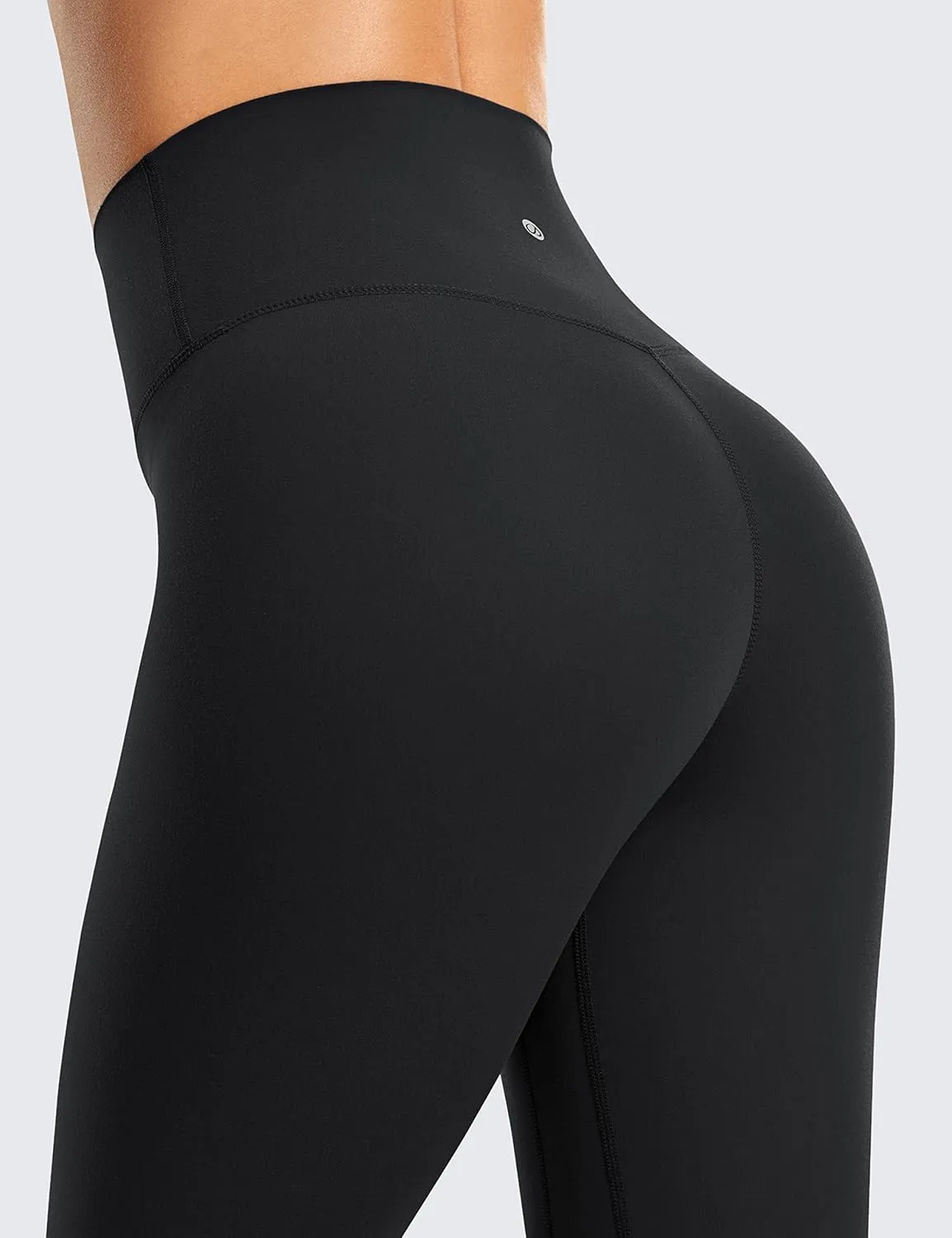 CRZ YOGA Womens Brushed Naked Feeling Workout Leggings 28"- High Waisted Gym Compression Tummy Control Yoga Pants