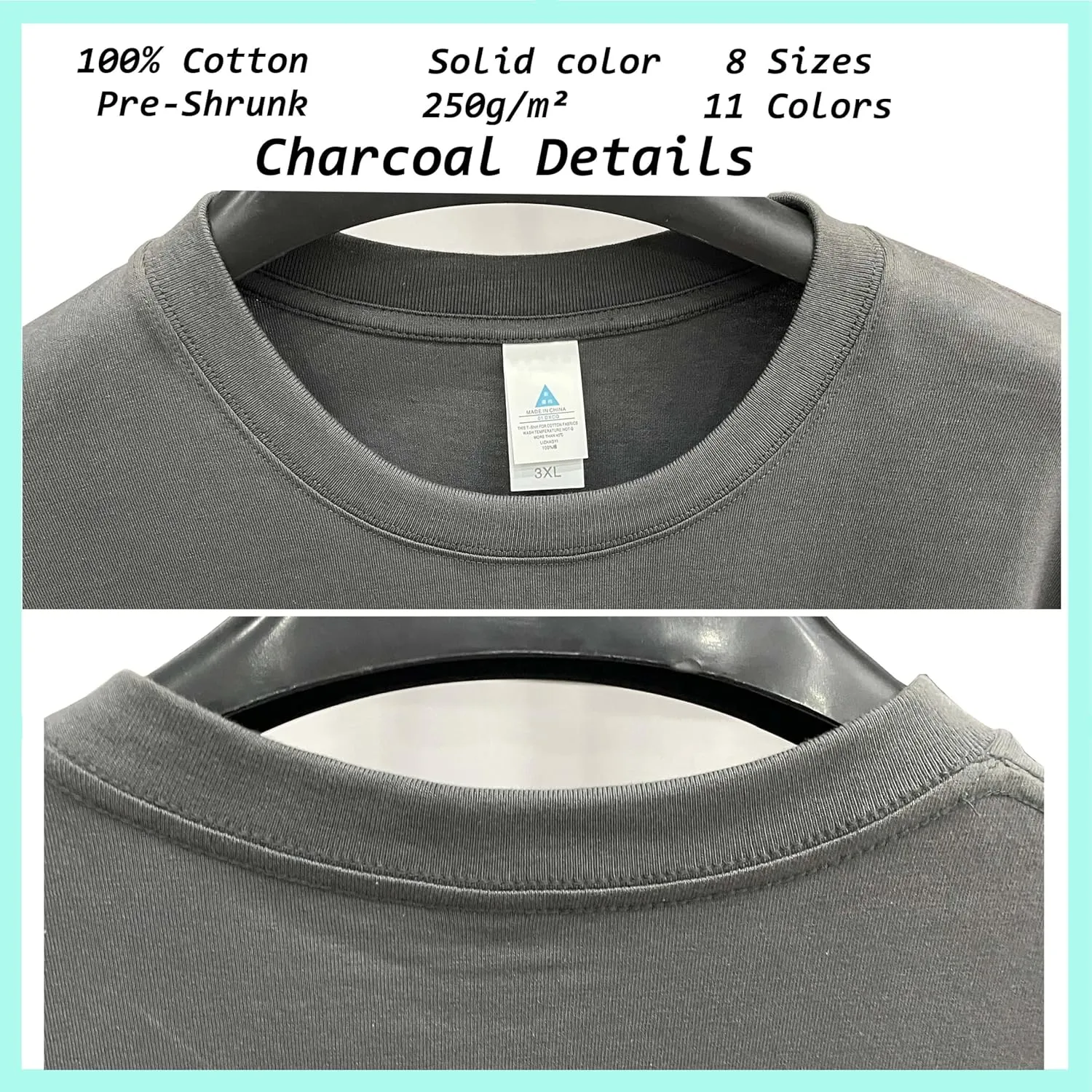 Custom Oversized T Shirts Vintage Tee Loose Fit Casual Streetwear Baggy Washed Cotton Personalized Add Your Own Design
