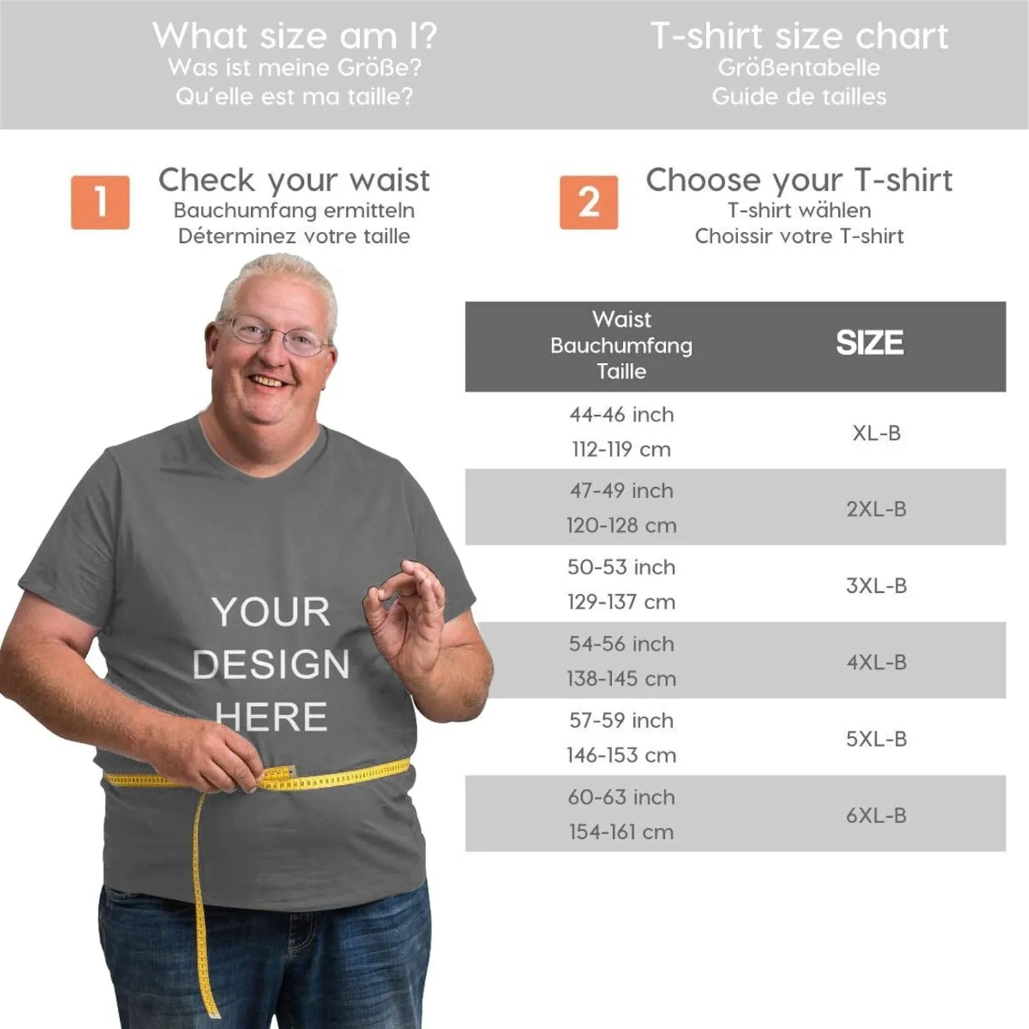 Custom T Shirts for Men Big and Tall Shirt Plus Size Short Sleeve Design Your Image Logo Text Oversized Cotton Tee