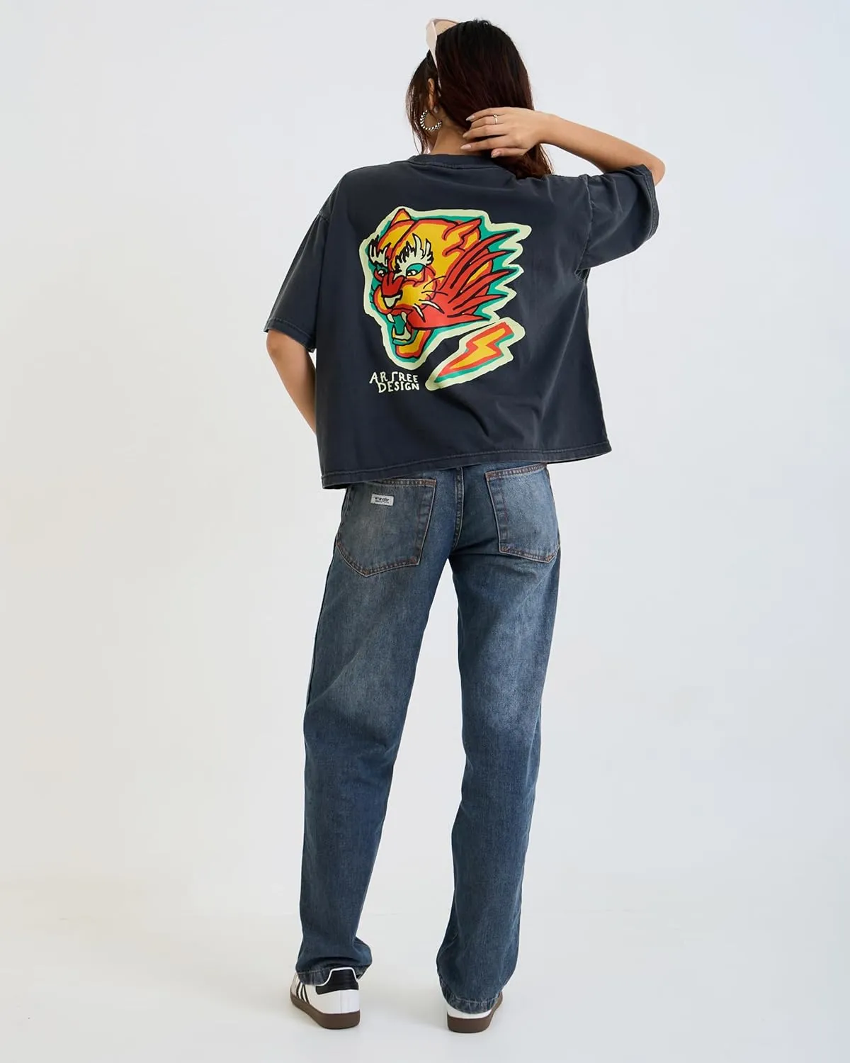 Design Ringer Retro Vintage Look Cotton T Shirt for Men and Women - Unique Design Urban Streetwear Fashion Tee Unisex