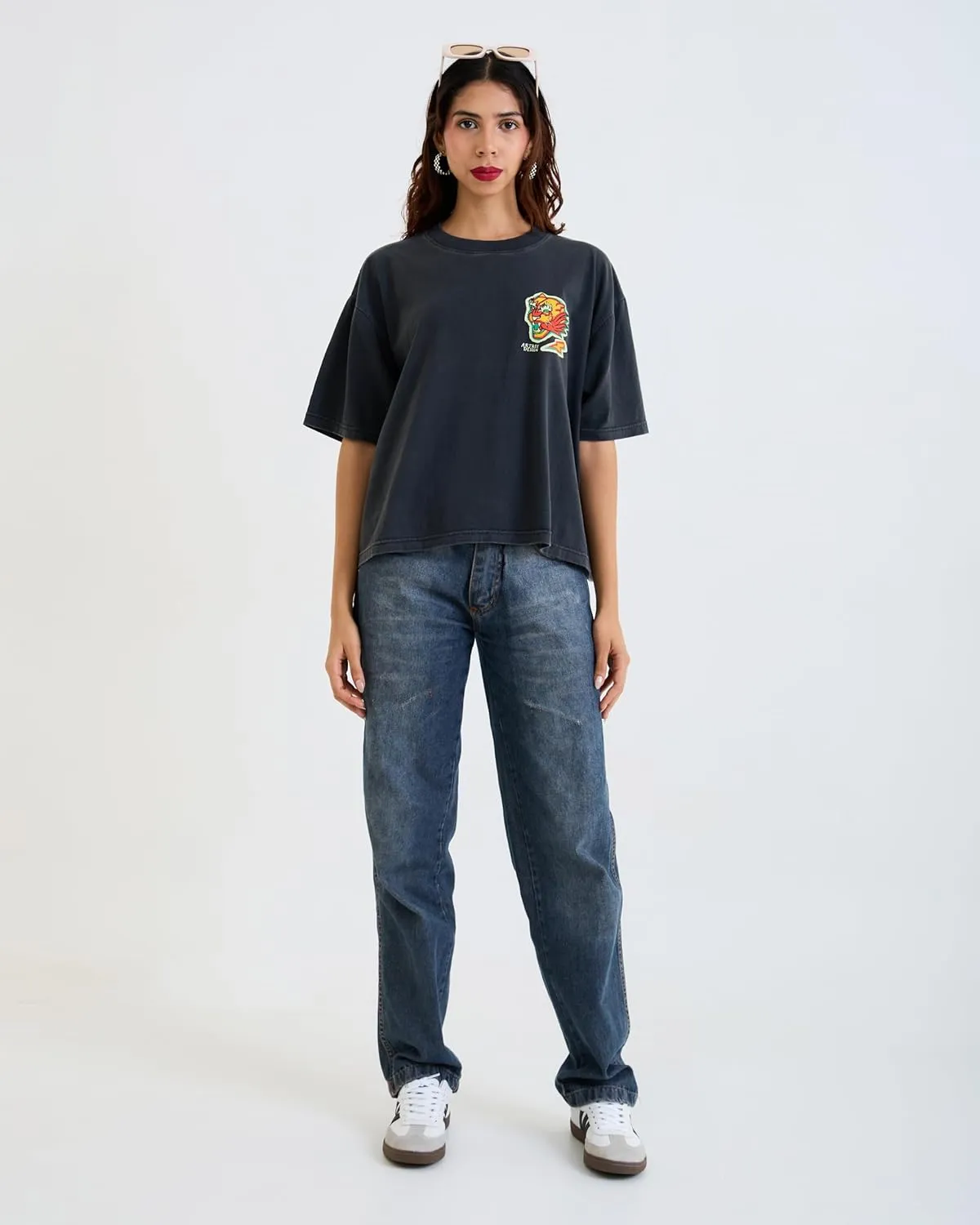 Design Ringer Retro Vintage Look Cotton T Shirt for Men and Women - Unique Design Urban Streetwear Fashion Tee Unisex