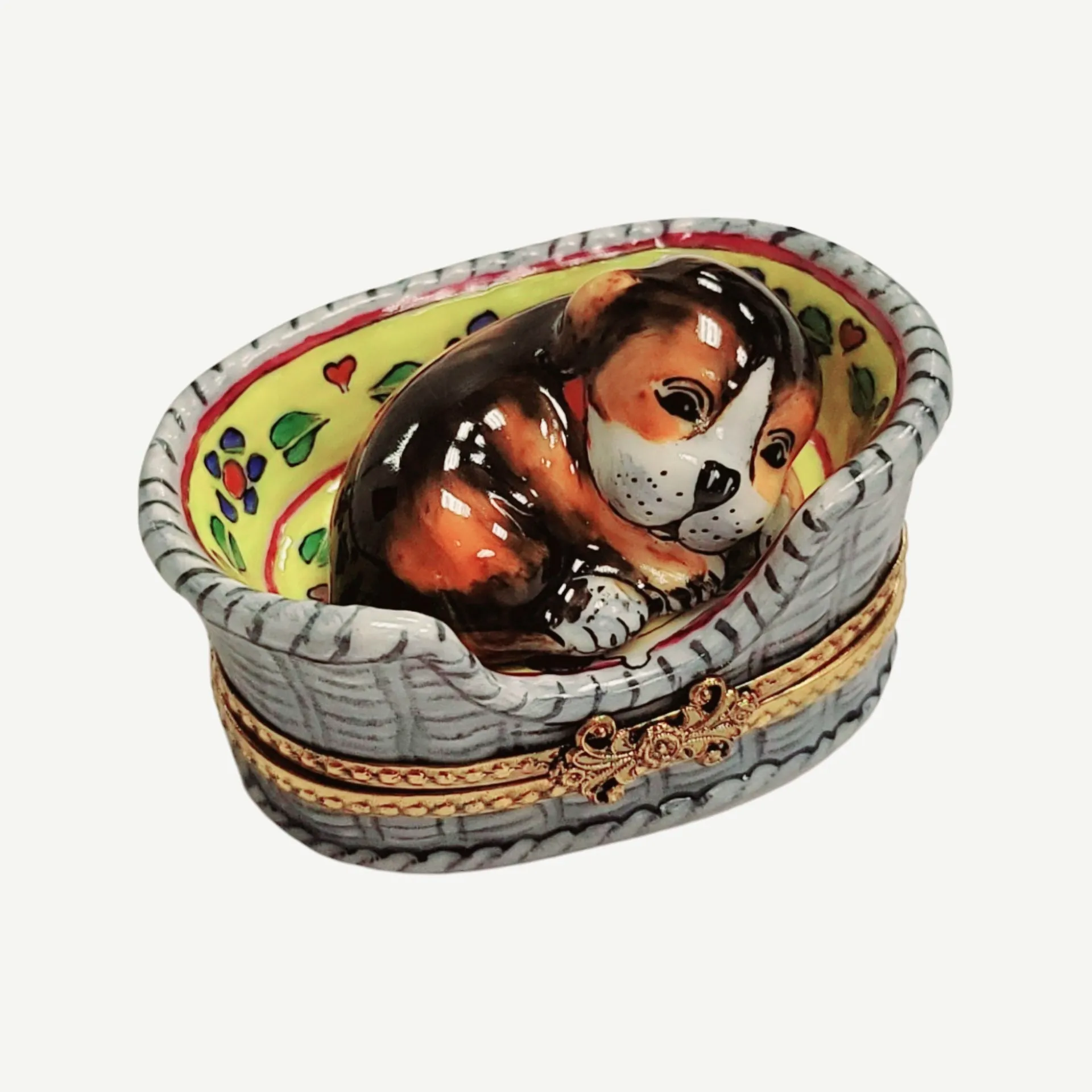 Dog in Basket