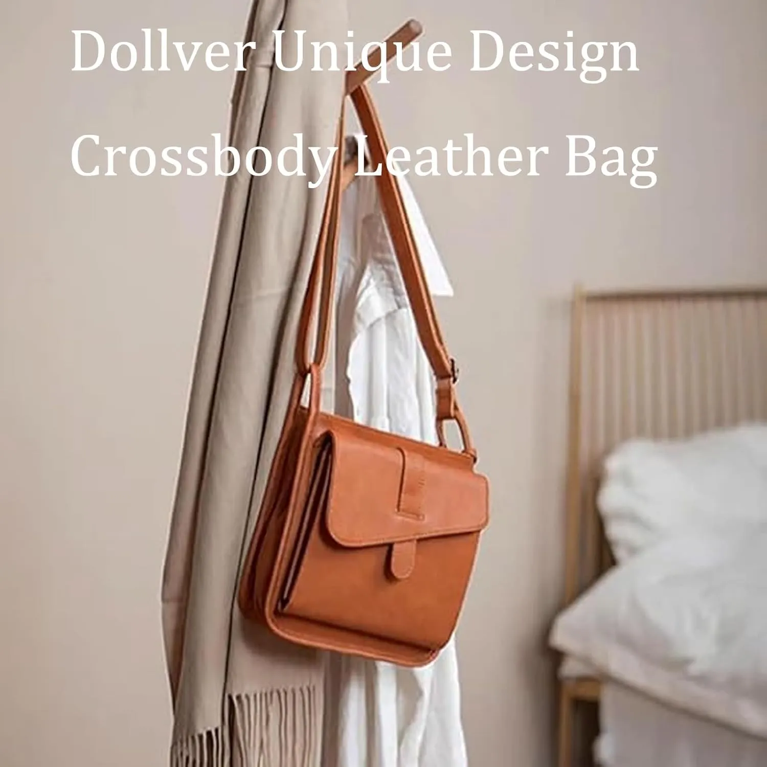 Dollver Crossbody Purse, Dollver Unique Design Crossbody Leather Bag, Dollver-Dollver Crossbody Bag (2PCS-A)
