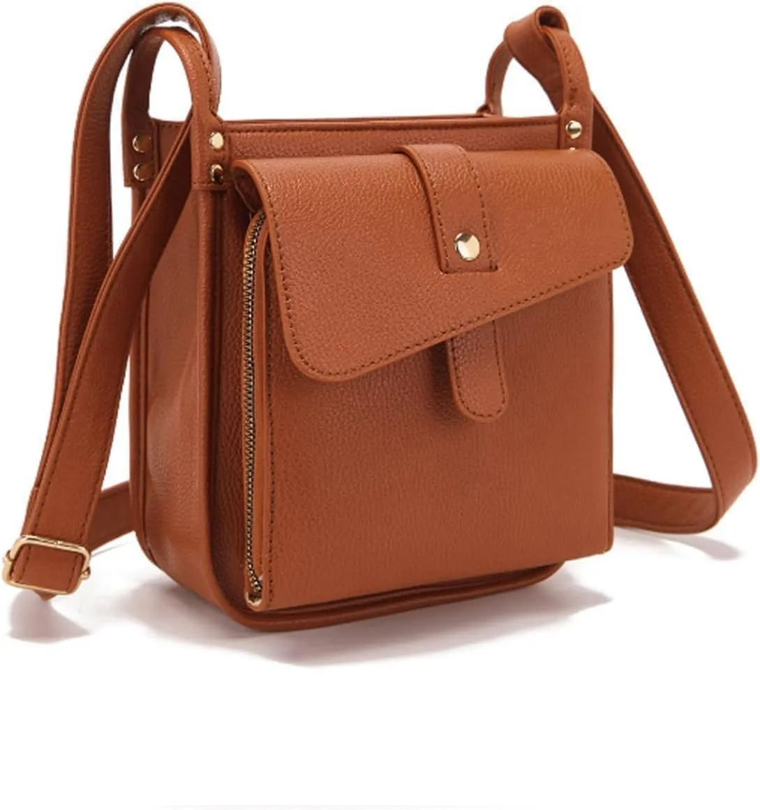 Dollver Crossbody Purse, Dollver Unique Design Crossbody Leather Bag, Dollver-Dollver Crossbody Bag (2PCS-E)