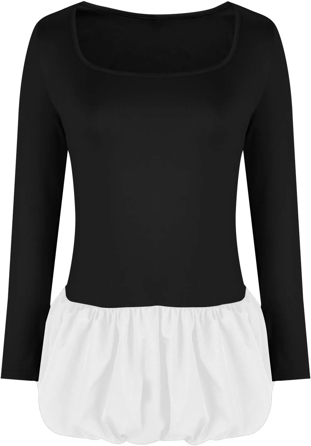 Dresses for Women 2025 Elegant Classy Scoop Neck Long Sleeve Mini Dress Sexy Sundress Loose Fit Flowy Dresses