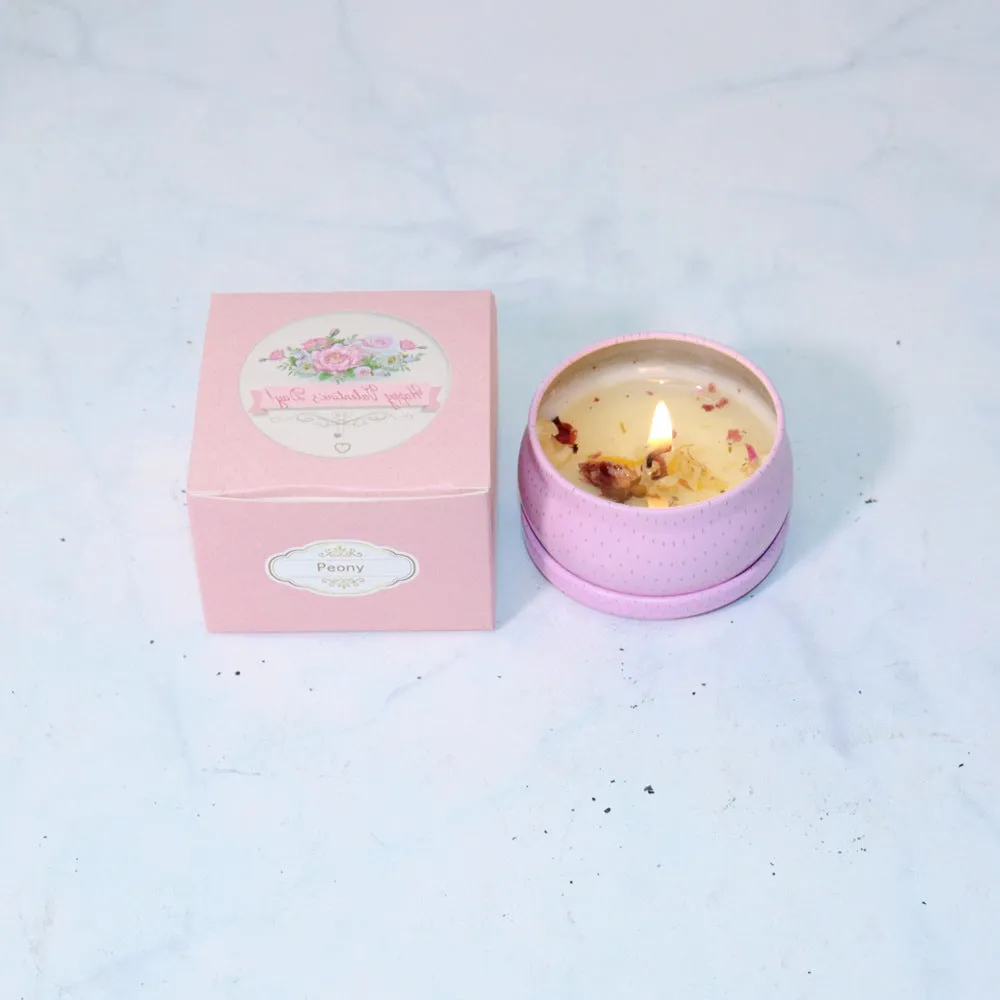 Dried Flower Aromatherapy Wax Candle, HG0020