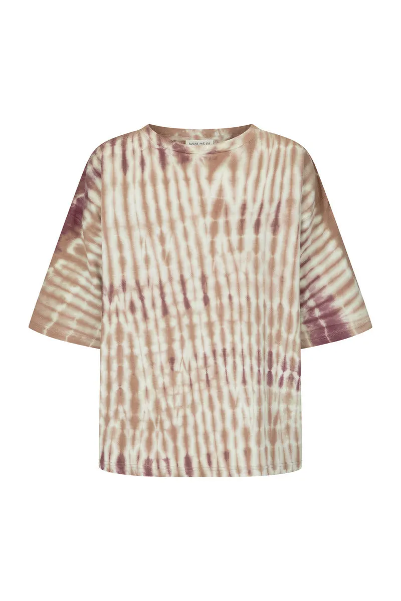 DUSK SKY HEMP TEE - MAUVE