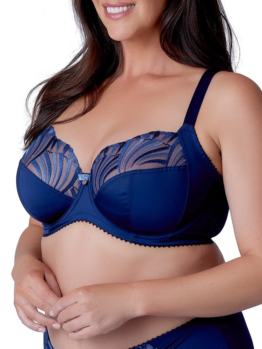 Embrace Side Support Bra - Deep Blue