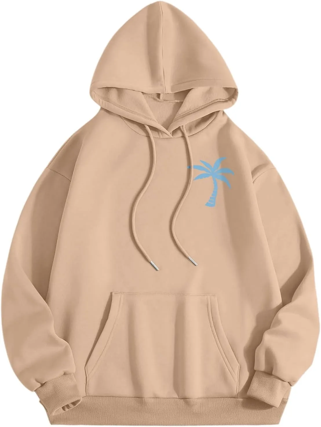Everything Comes In Waves Sweatshirt For Women Long Sleeve Casual Sweatshirts Drawstring Pockets Comfort Fashion Hoodies