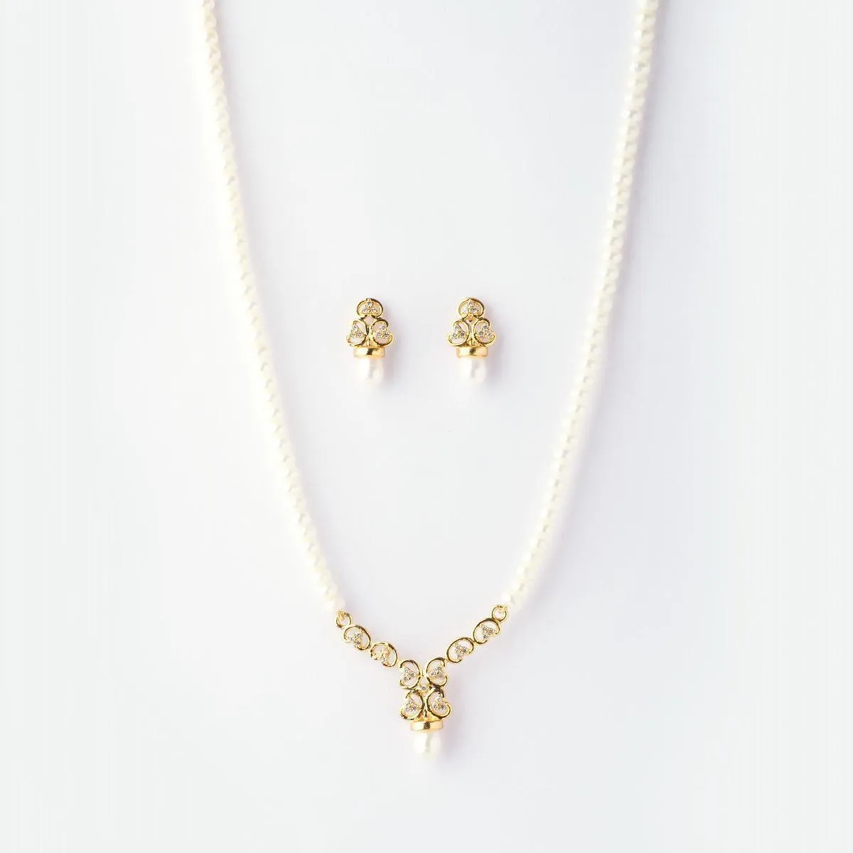 Exquisite Real Pearl Necklace Set