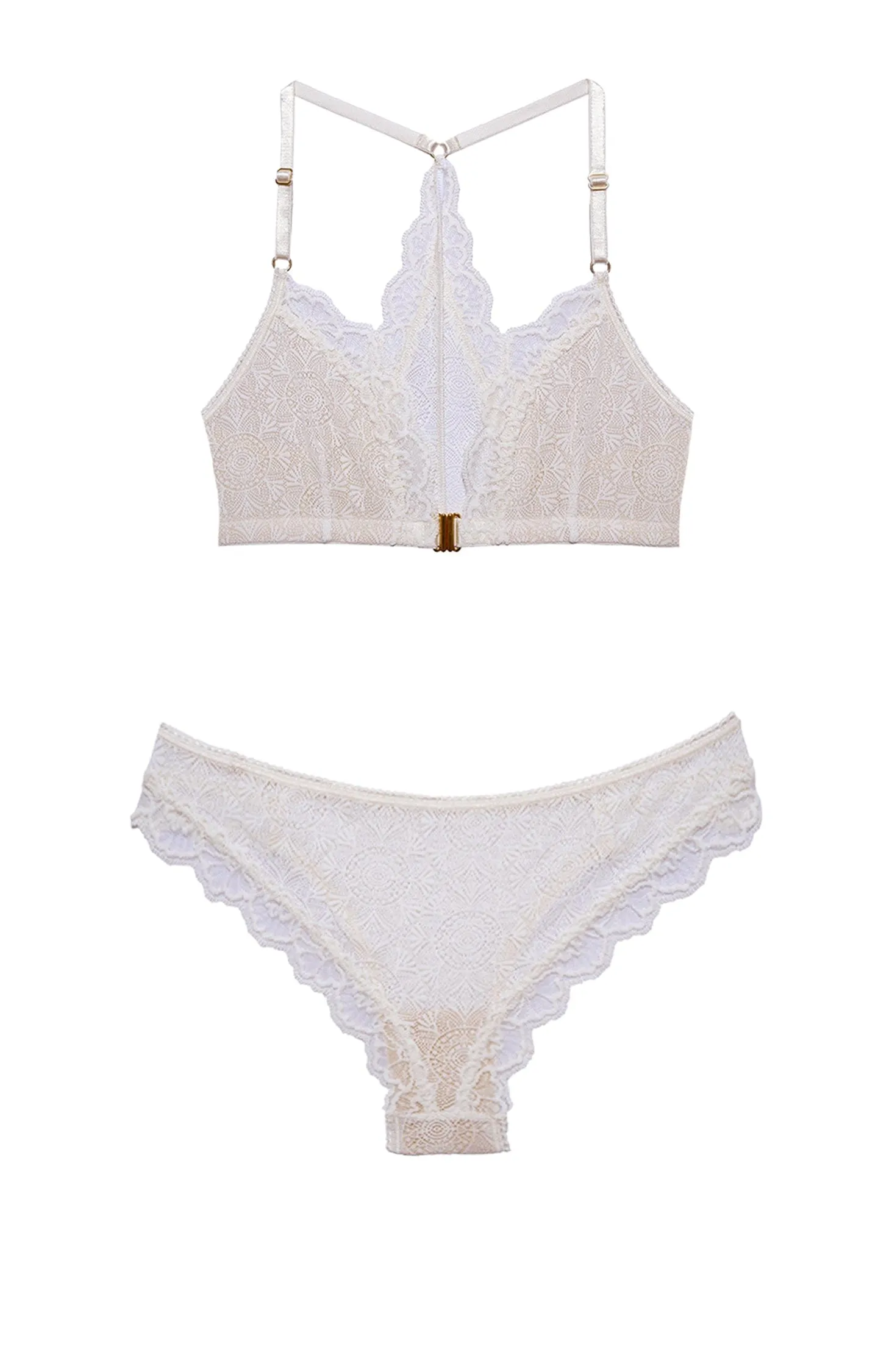 Fabienne Front Close Wireless Bra and Brief Set