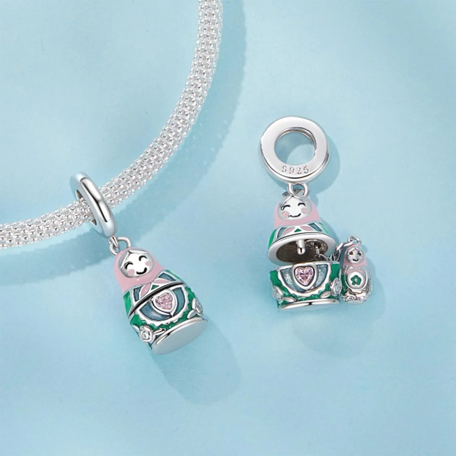 Family Charms for Woman 925 Sterling Silver Happy Birthday Charms Christmas Charm for Bracelet
