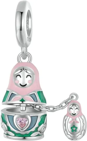 Family Charms for Woman 925 Sterling Silver Happy Birthday Charms Christmas Charm for Bracelet