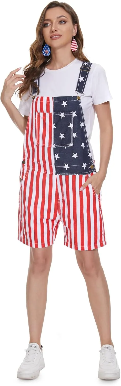 Festival Overalls for Women Fashion Jumpsuits Shorts Romper Bibs Coveralls