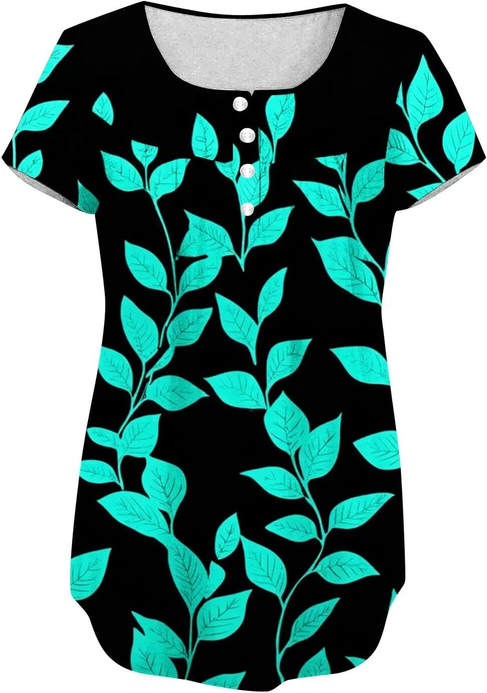 Floral Tops for Women 2025 Short Sleeve Boho Summer Tshirt Dressy Casual Trendy Blouse Ladies Boho Hawaiian Shirts