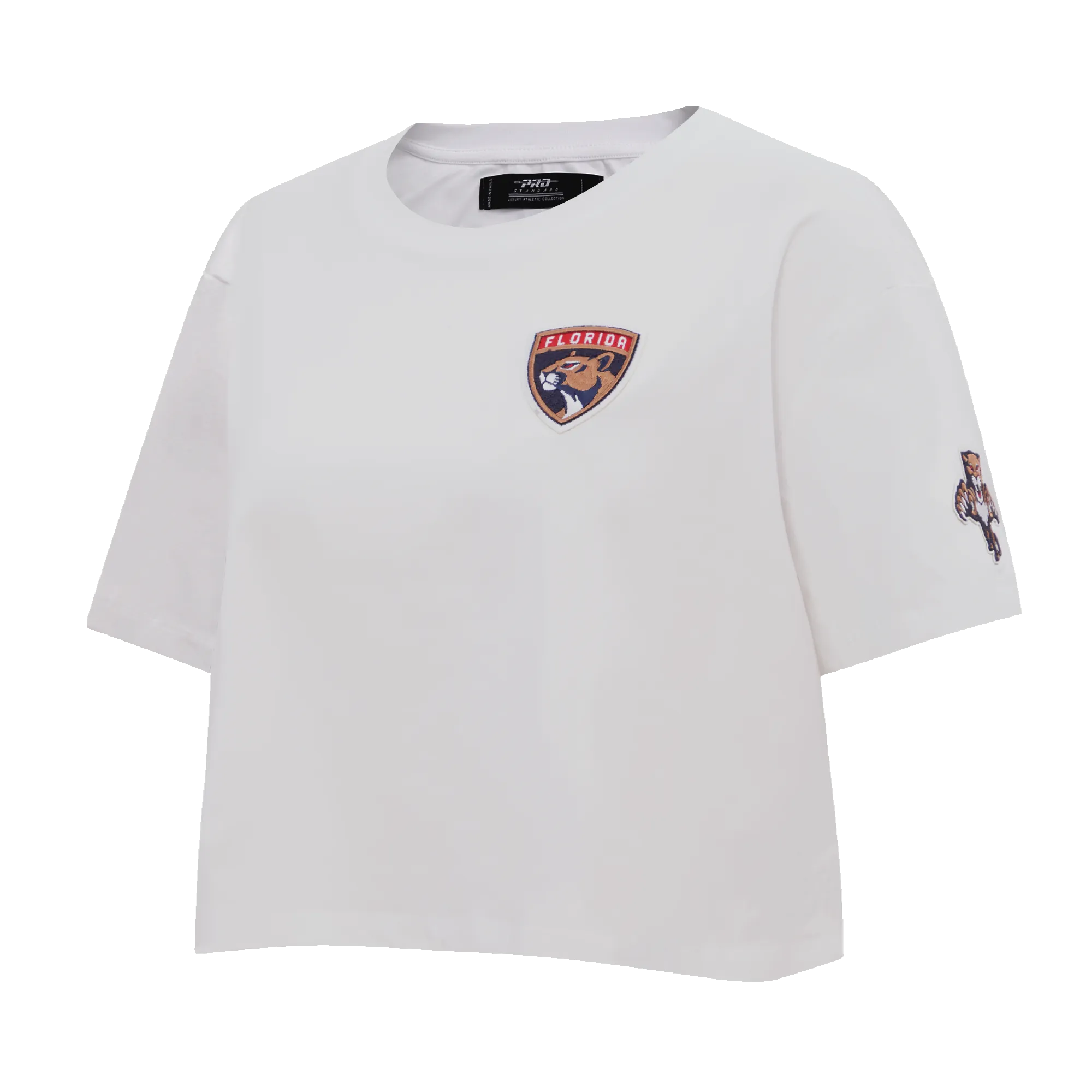 FLORIDA PANTHERS CLASSIC WOMEN'S SJ BOXY TEE (WHITE)
