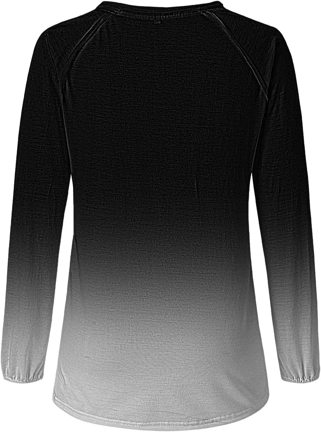 Flowers Graphic Long Sleeve V Neck Tees Shirts for Women Casual Loose Fitted Tshirts Boho Wildflower Trendy Tops