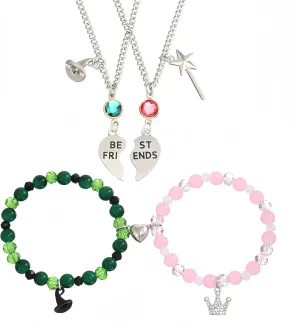 Friendship Matching Bracelets BFF Bracelets Witch Hat Crown BFF Couples Accessories Stretch Bead Bracelets Wicked