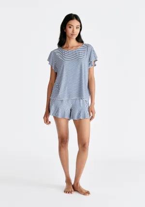Frill Pyjama T-Shirt and Shorts