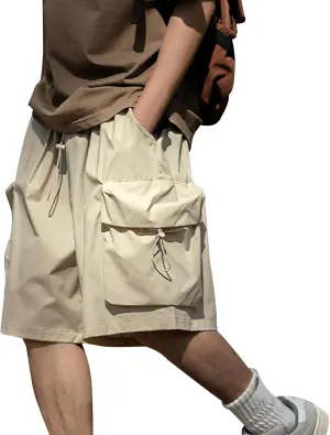 FZVYD Khaki Pants for Men Joggers Cargo Pants Fashion Casual Sweatpants Work Pants Drawstring Loose Trousers with Pockets