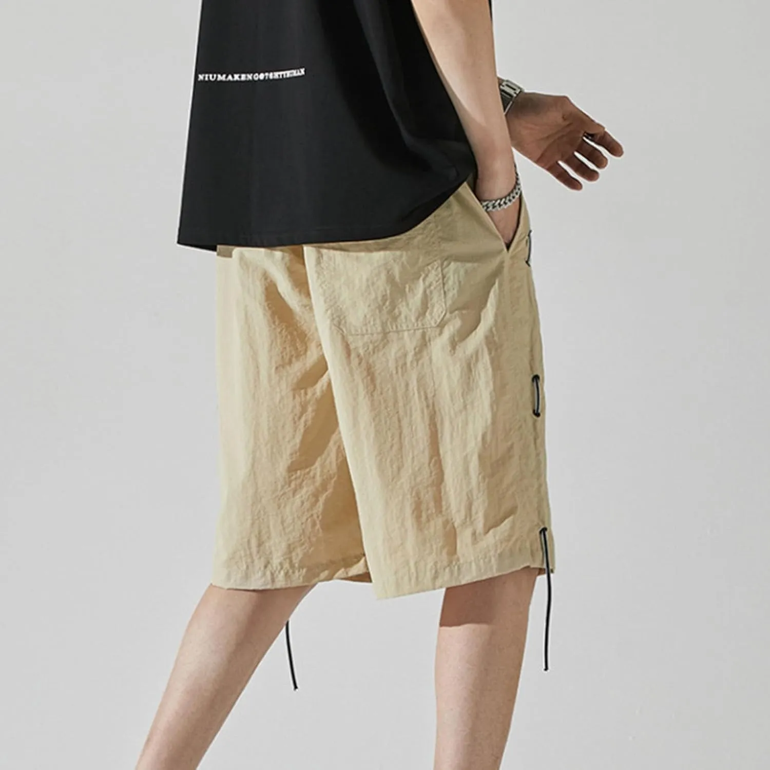 FZVYD Mens Elastic Waist Pants for Seniors Joggers Cargo Pants Fashion Casual Sweatpants Work Pants Drawstring Trousers