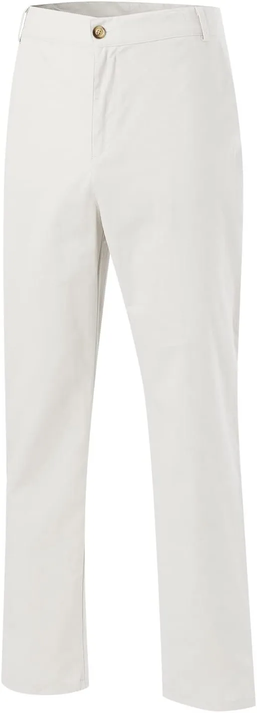 FZVYD Men's Stretch Pants Mens Casual Elastic Drawstring Cargo Pants Lightweight Relaxed Fit Cotton Workout Sweatpants 2023