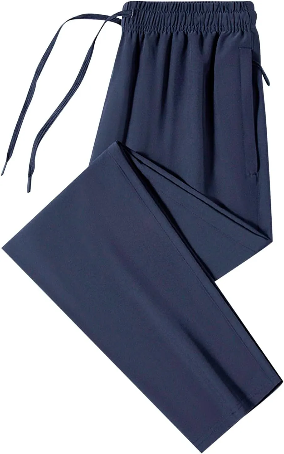 FZVYD Navy Blue Dress Pants Mens Joggers Cargo Pants Fashion Casual Sweatpants Work Pants Drawstring Loose Trousers Pockets