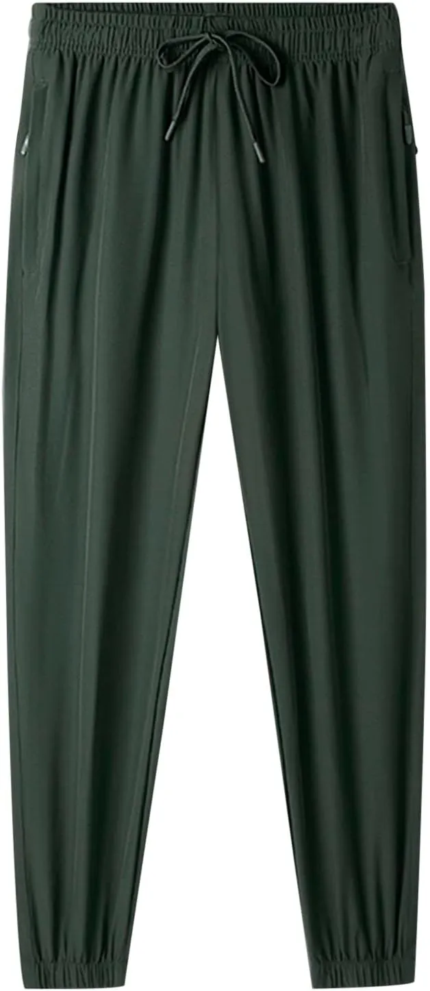 FZVYD Navy Blue Dress Pants Mens Joggers Cargo Pants Fashion Casual Sweatpants Work Pants Drawstring Loose Trousers Pockets