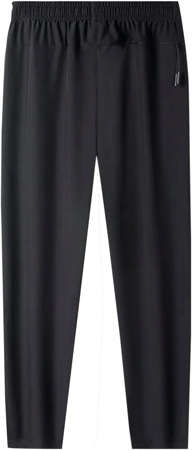 FZVYD Navy Blue Dress Pants Mens Joggers Cargo Pants Fashion Casual Sweatpants Work Pants Drawstring Loose Trousers Pockets
