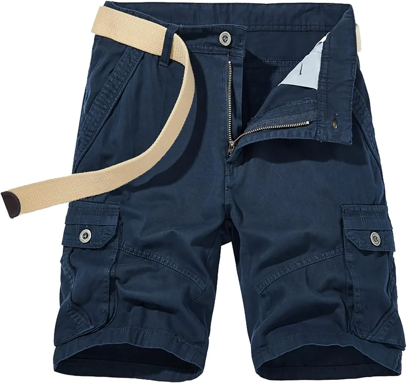 FZVYD Orange Pants Men Mens Casual Elastic Drawstring Cargo Pants Lightweight Relaxed Fit Cotton Workout Sweatpants 2023