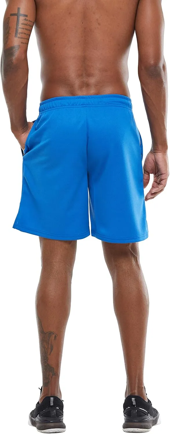 G Gradual Men's Workout Running Shorts Quick Dry Lightweight Gym Shorts with Zip Pockets