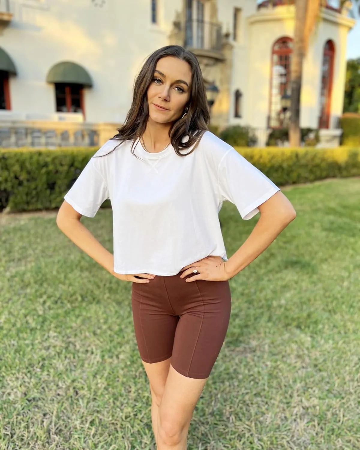 G4Free Short Sleeve Crop Workout Tops for Women Loose Fit Cotton Basic T-Shirts