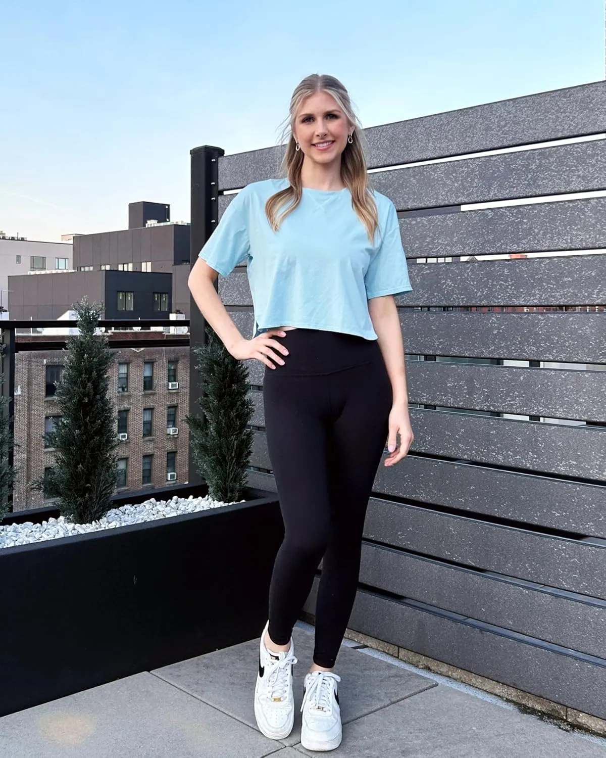 G4Free Short Sleeve Crop Workout Tops for Women Loose Fit Cotton Basic T-Shirts