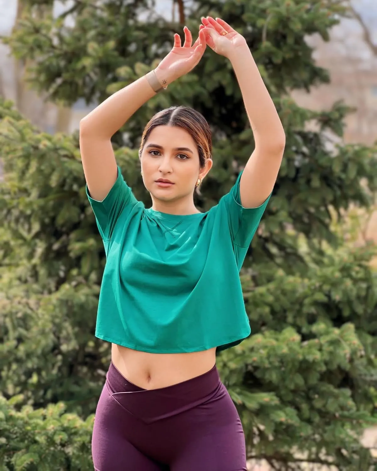 G4Free Short Sleeve Crop Workout Tops for Women Loose Fit Cotton Basic T-Shirts