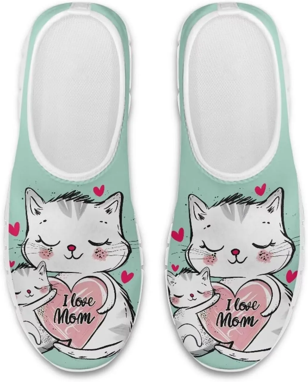 GOSTONG Women's Slip On Loafers Low Top Soft Casual Travel Walking Shoes from Daughter Son for Mom Grandma White Size 5.5-11.5
