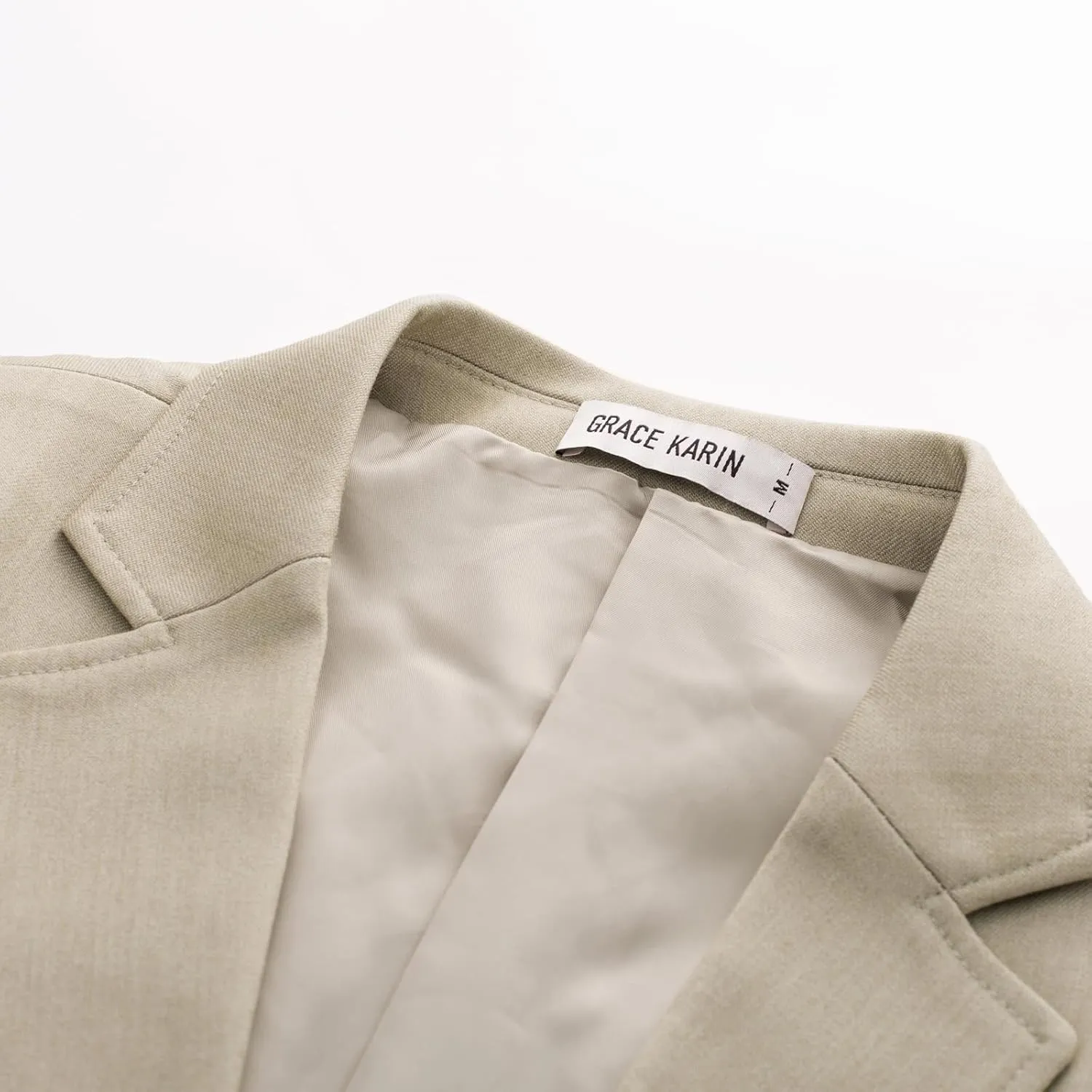 GRACE KARIN Men's Casual Blazer Suit Jackets 2 Button Lightweight Sport Coats
