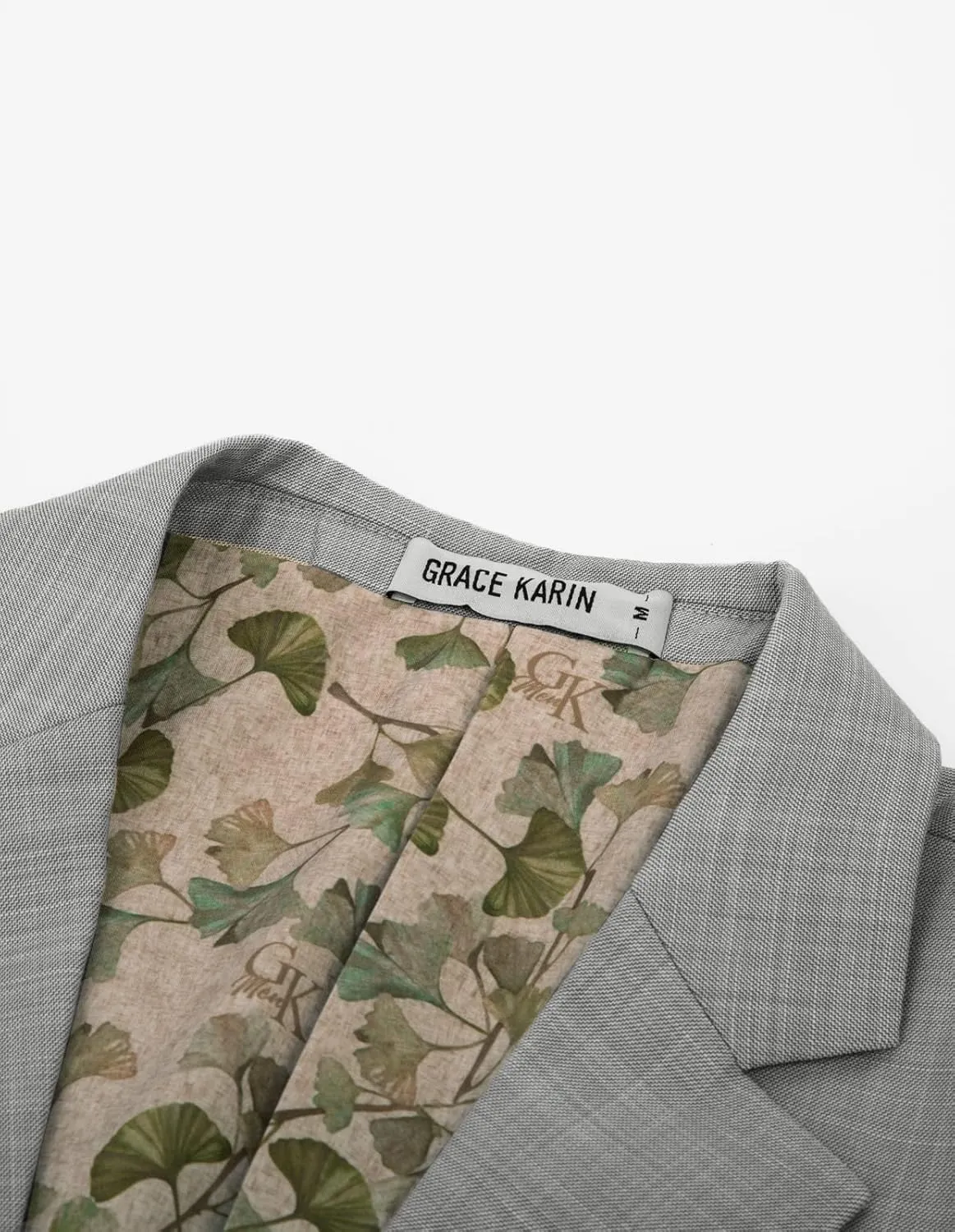 GRACE KARIN Men's Casual Blazer Suit Jackets 2 Button Lightweight Sport Coats