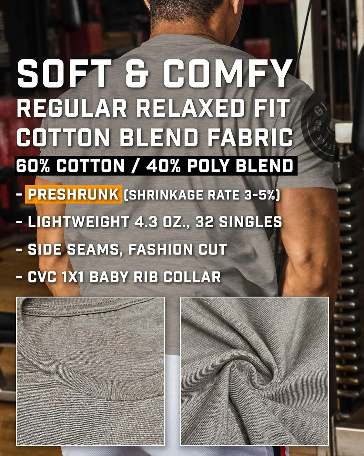 Gymish Lifestyle 2 More Workout Shirts for Men, Motivational T-Shirt for Gym