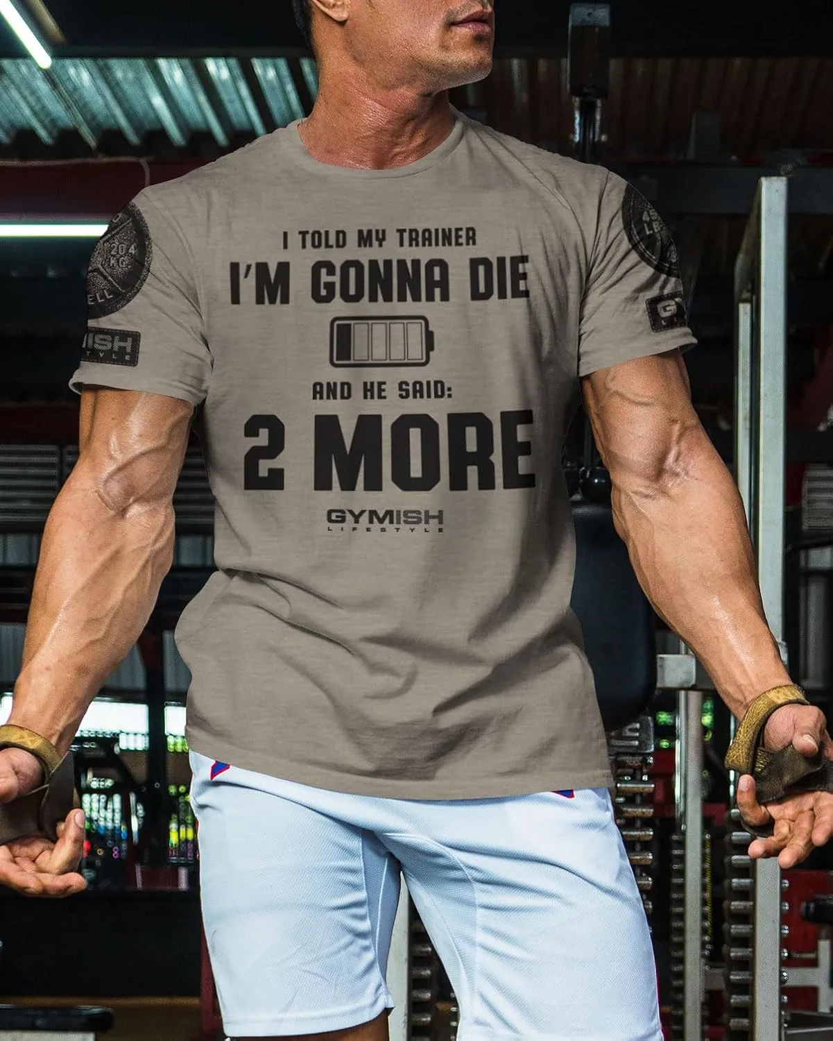 Gymish Lifestyle 2 More Workout Shirts for Men, Motivational T-Shirt for Gym