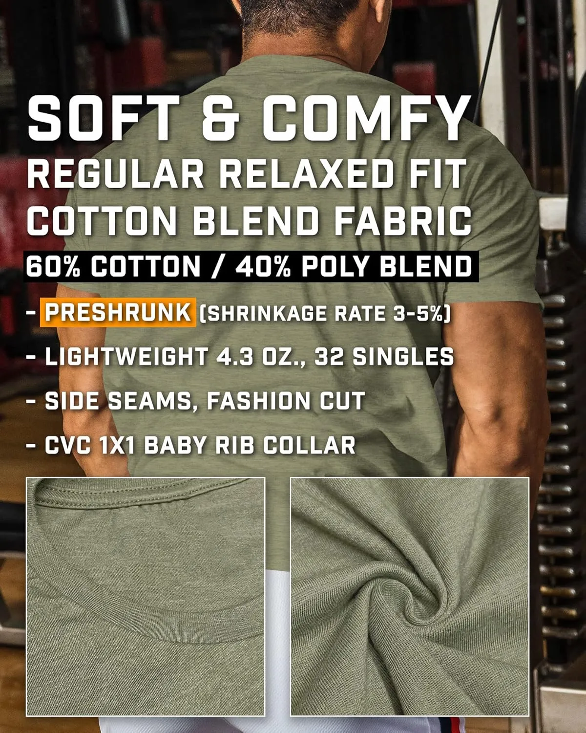 Gymish Lifestyle 2 More Workout Shirts for Men, Motivational T-Shirt for Gym