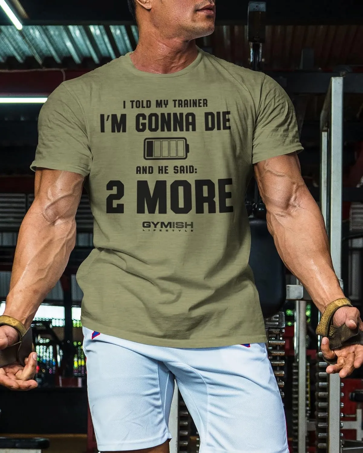 Gymish Lifestyle 2 More Workout Shirts for Men, Motivational T-Shirt for Gym