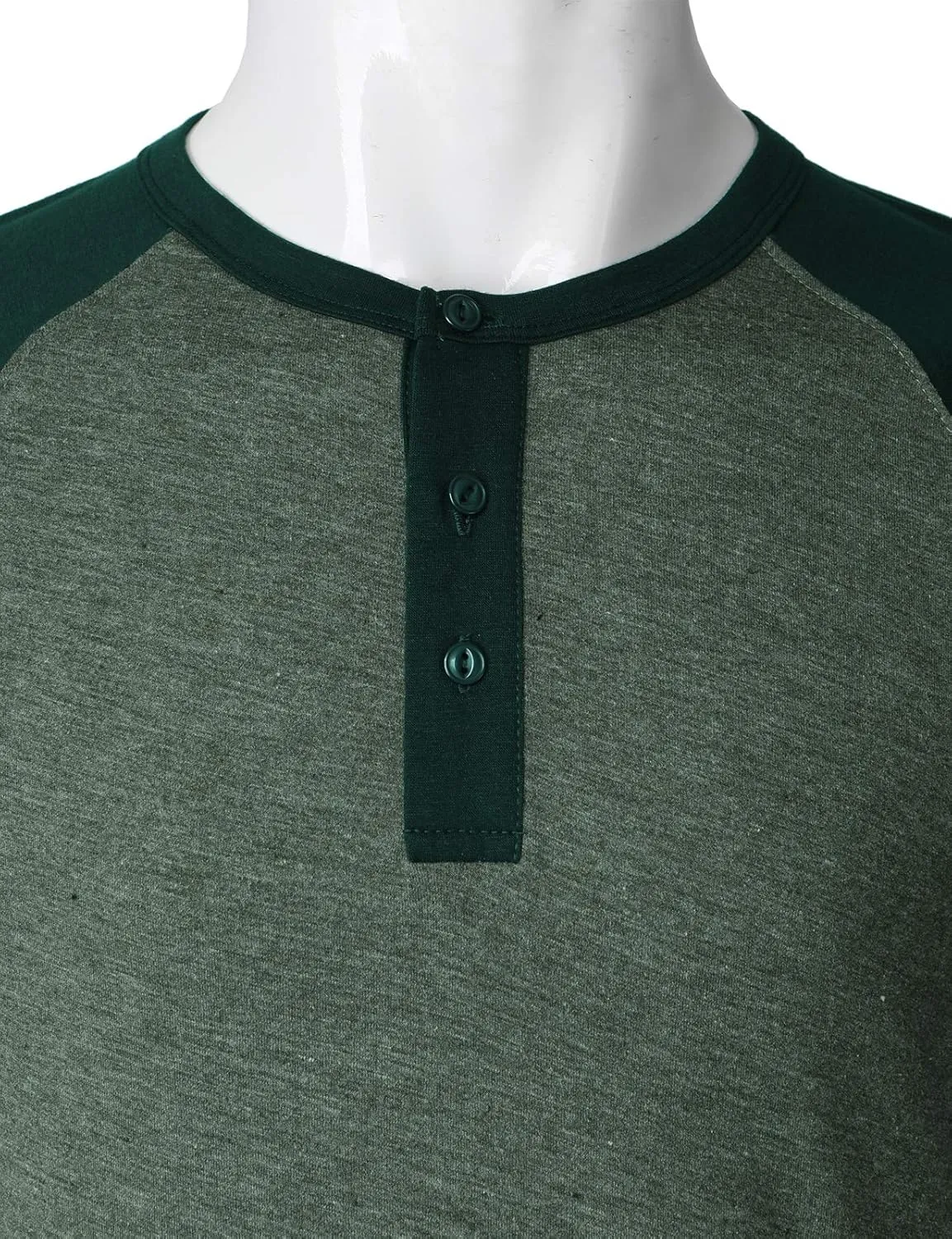 H2H Mens Henley - Raglan Short Sleeve Casual Slim Fit T-Shirts