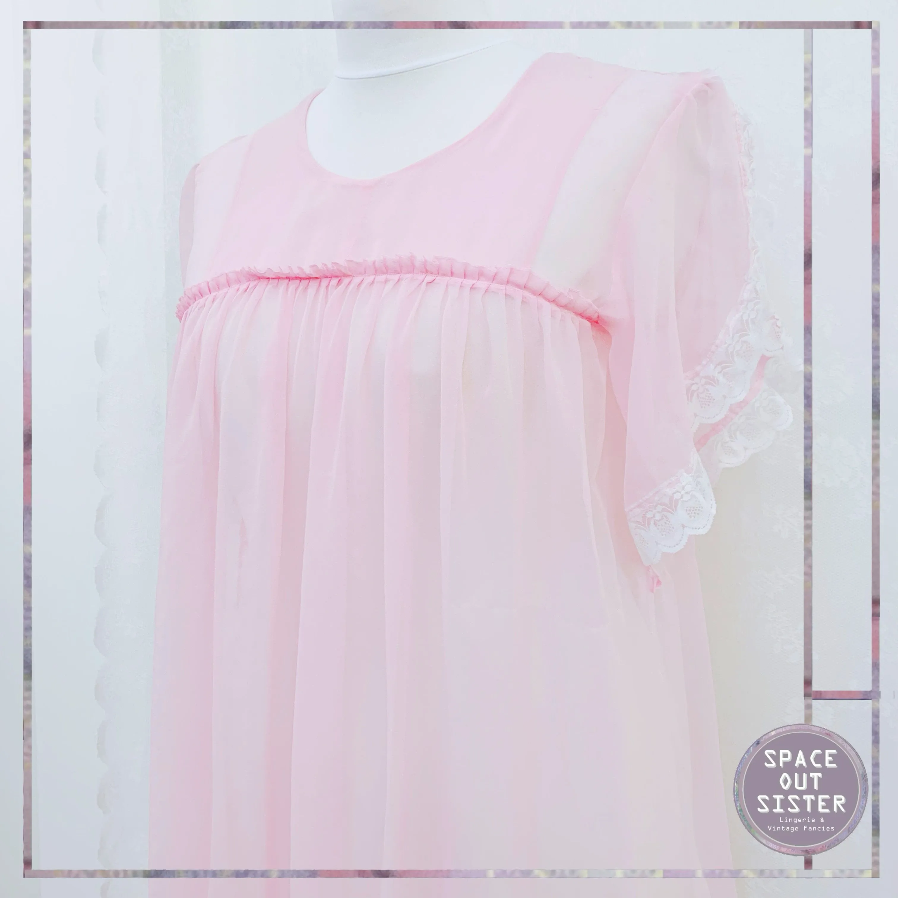 Handmade Pink Ice Cream Nightdress