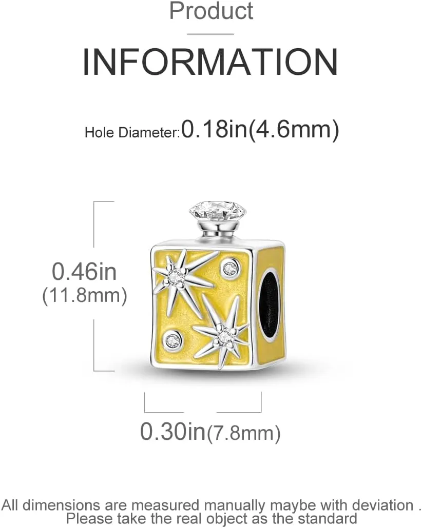Hapour 925 Sterling Silver Charm Pendant Dangle Beads for Bracelet Necklace Tree Love Forever Moon Cloud Ladybug Avocado House CZ Charms DIY Jewelry Gift for Women Her