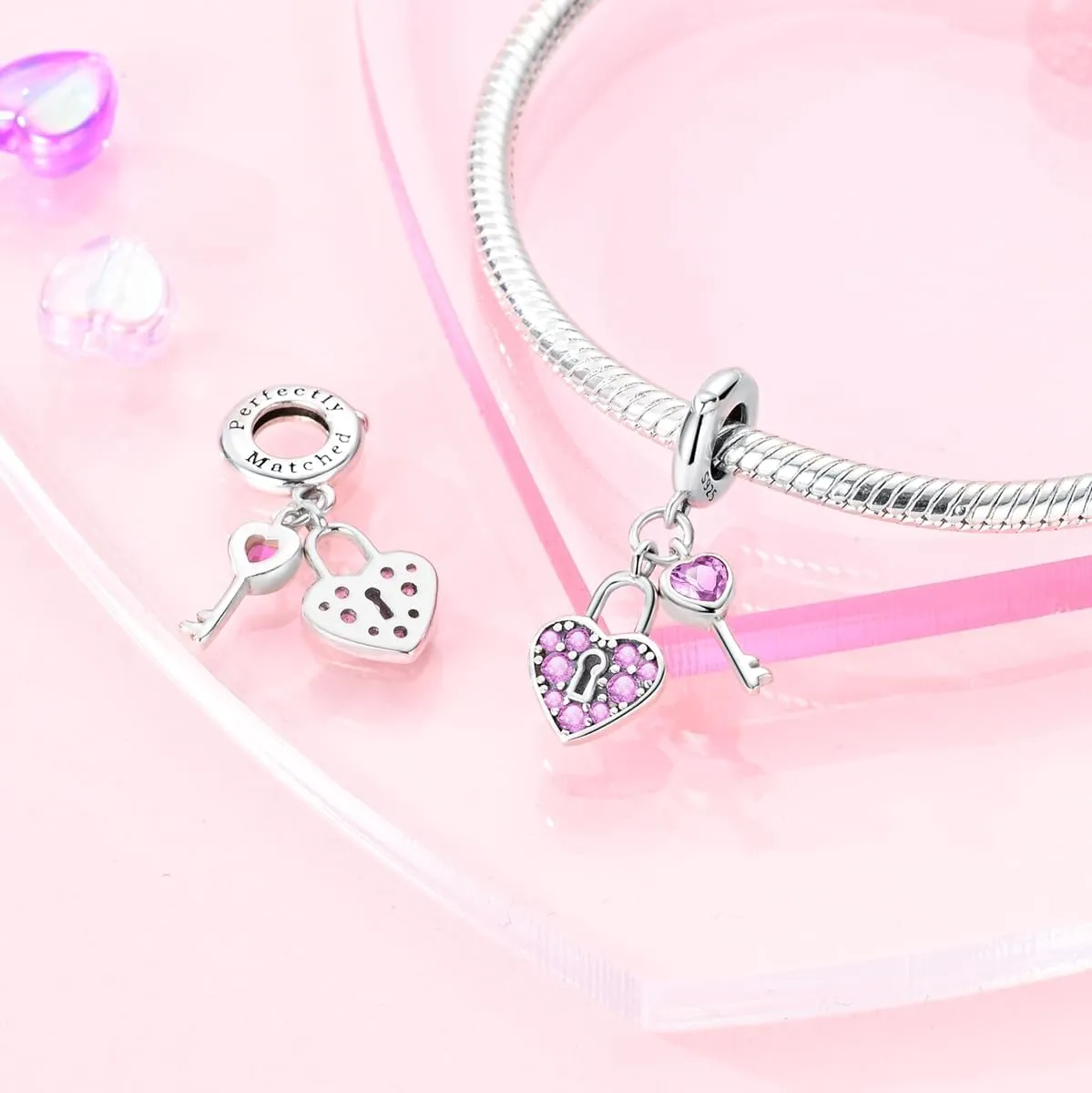 Hapour 925 Sterling Silver Charm Pendant Dangle Beads for Bracelet Necklace Tree Love Forever Moon Cloud Ladybug Avocado House CZ Charms DIY Jewelry Gift for Women Her